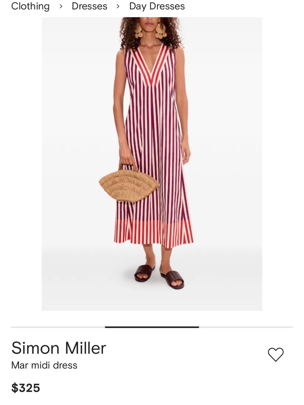EUC Simon Miller Mar Midi Dress sz M